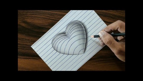 Лёгкие объемные рисуночки