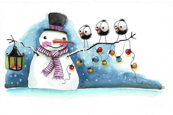 Акварели Евгении Соловьевой