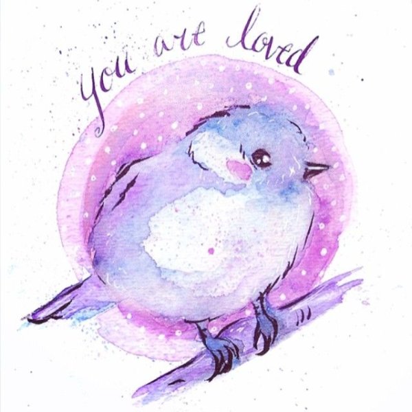 Милые Акварельные рисунки для срисовки