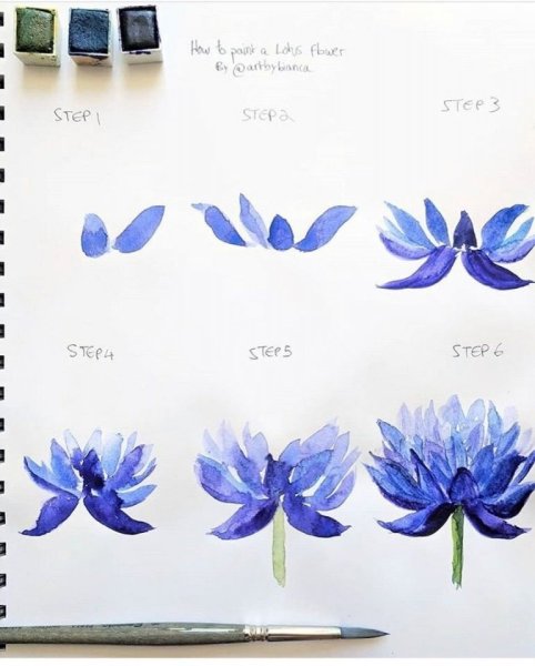 Туториалы по рисованию акварелью