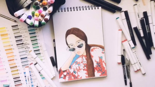 Рисунки фломастерами Mazari