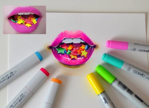 Фломастер для губ