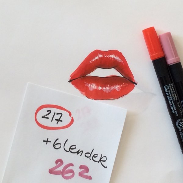 Фломастер для губ