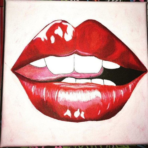 Скетчинг губы