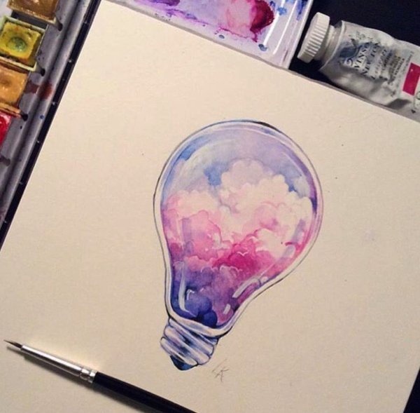 Идеи для рисования акварелью