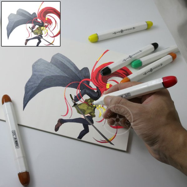 Для рисования фломастерами версия