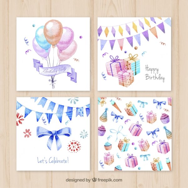 Акварельные сладости