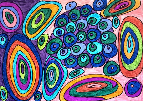 Рисунки фломастерами