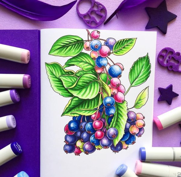 Рисование фломастерами и карандашами