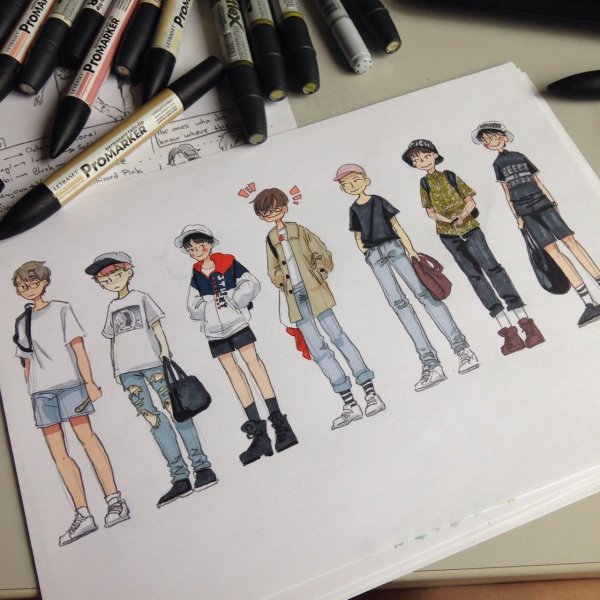 Скетчбук БТС