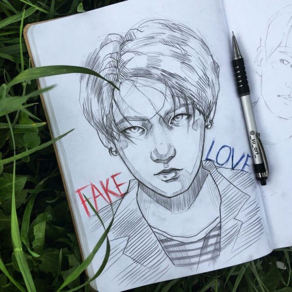 БТС для скетчбука