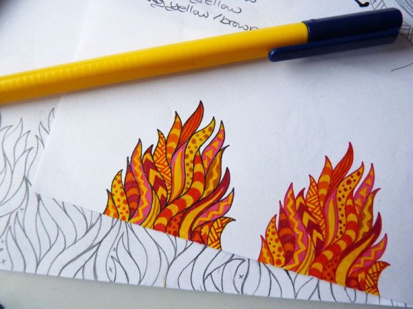 Картинки которые можно нарисовать фломастерами