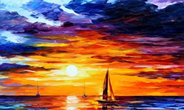 Рисунки красками