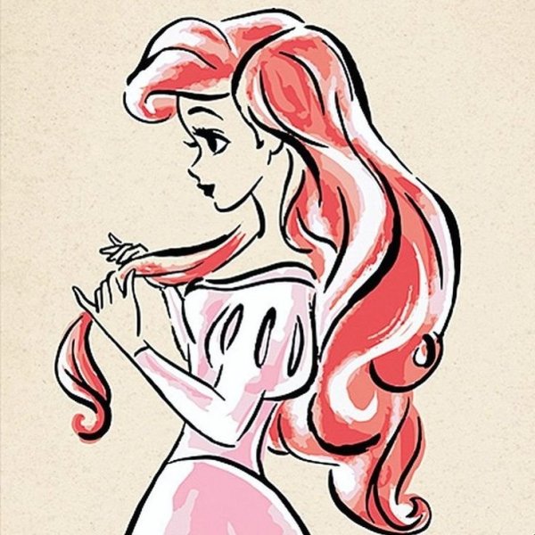 Картинки для срисовки принцессы