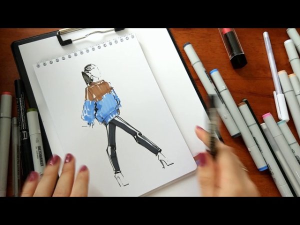 Уроки по рисованию маркерами