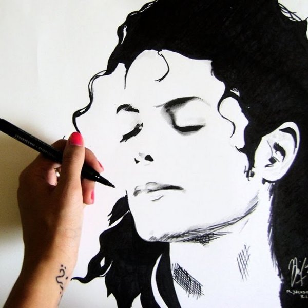 Michael Jackson risunok