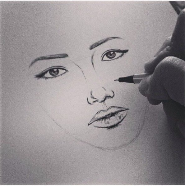 Портреты маркерами Copic