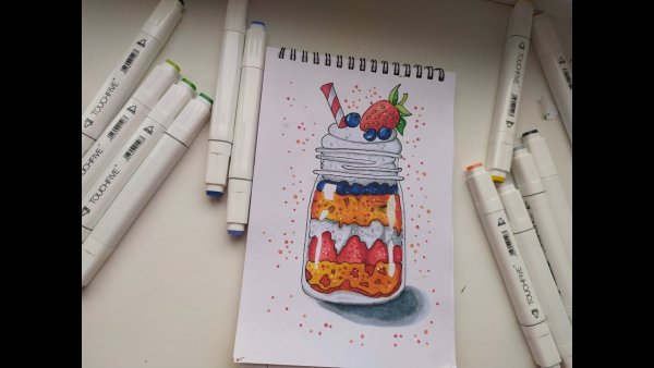 Рисунки маркерами тач