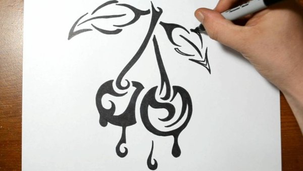 Рисунки маркерами