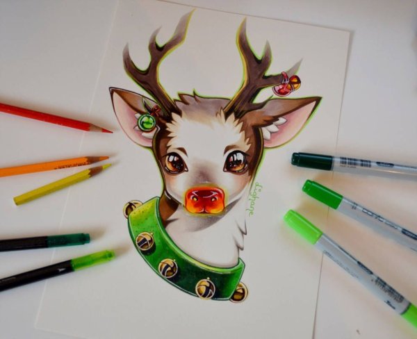 Рисунки для скетчбукаживотные