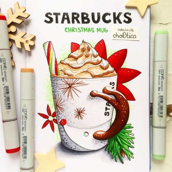 Лёгкий портрет в скетчбук