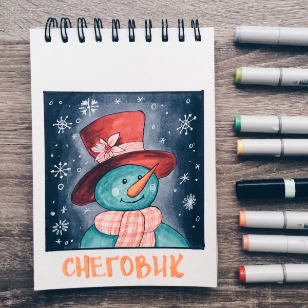 Еда для срисовки маркерами