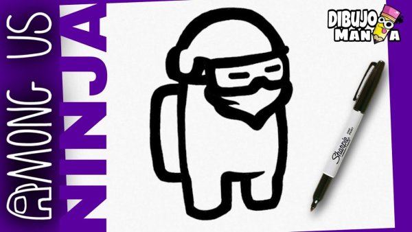 Рисовать among us