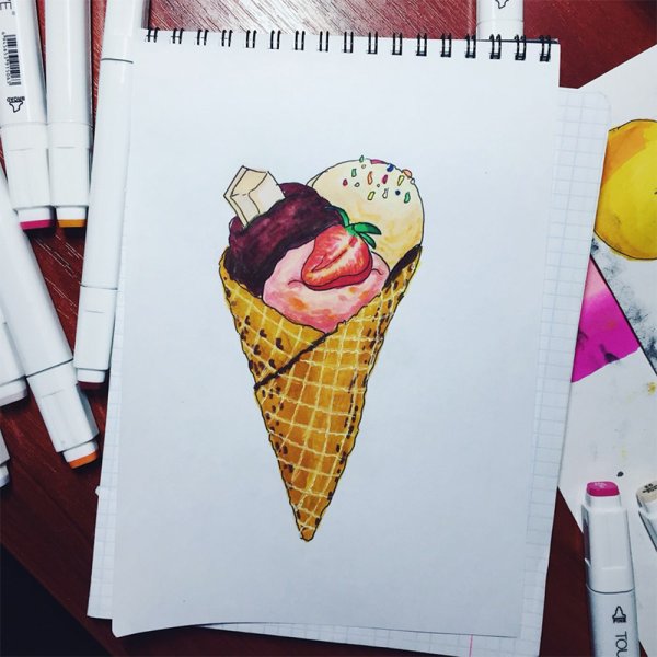 Идеи для рисования маркерами TOUCHFIVE