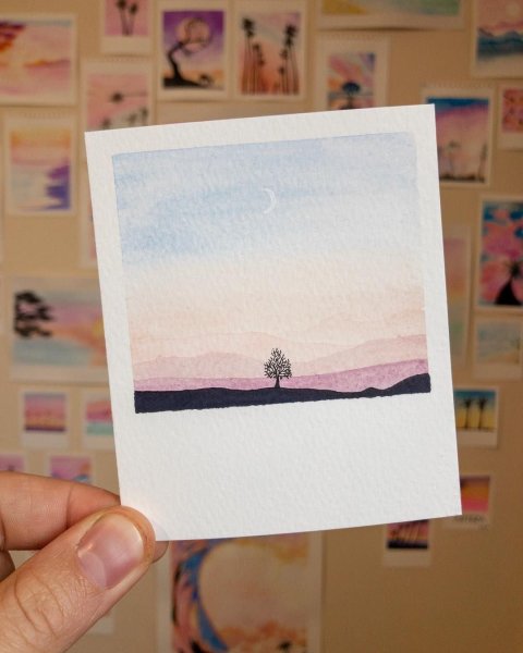 Полароиды рисунки легкие