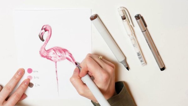 Рисунки маркерами