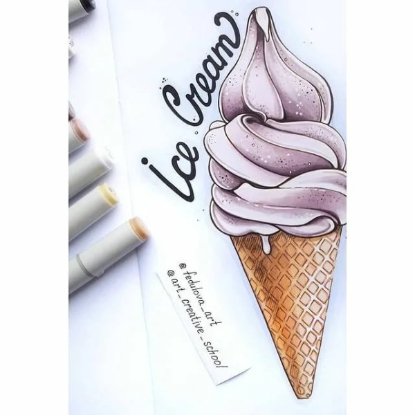 Рисунки маркерами для начинающих