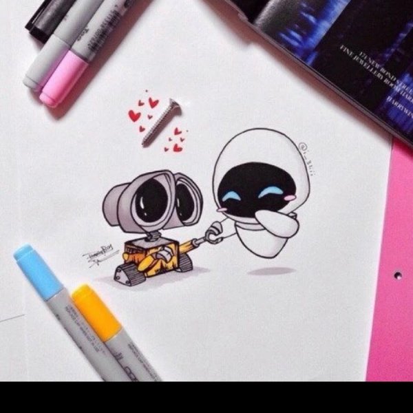 Рисунки для срисовки маркерами легкие