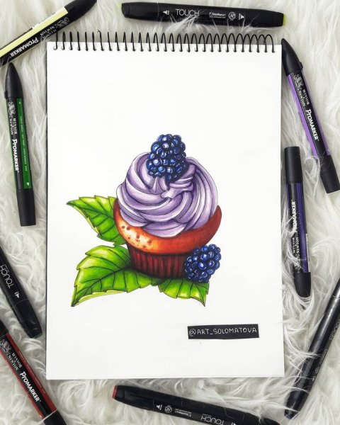 Рисование маркерами для начинающих