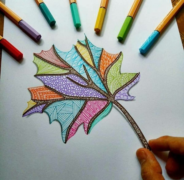 Рисунки фломастерами