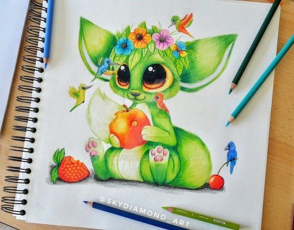 Рисунки маркерами Lighane животные