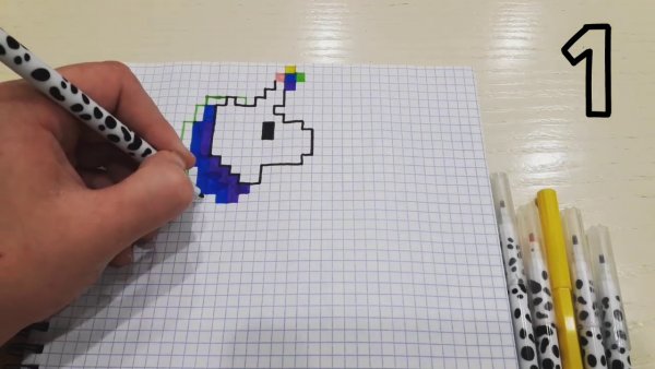 Рисунки по клеточкам