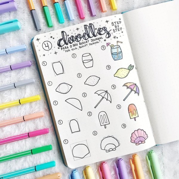 Рисунки для скетчбука лёгкие