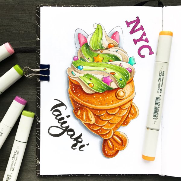 Идеи для рисунков маркерами легкие