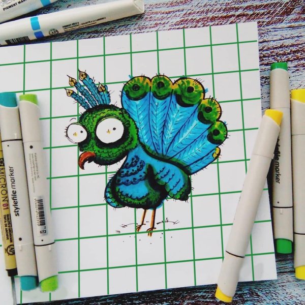 Скетчинг фломастерами