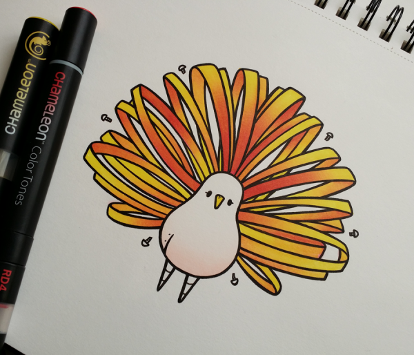 Рисунки акриловыми маркерами