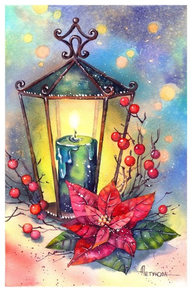 Новогоднее настроение живопись