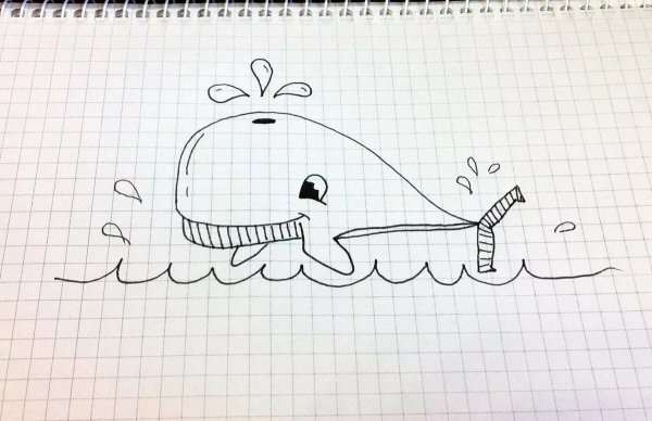 Рисунки ручкой легкие