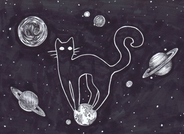 Космос эскиз