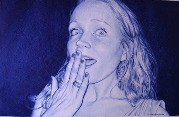 Техника рисования шариковой ручкой