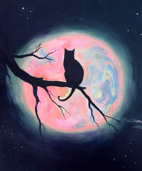 Рисунки красками для начинающих