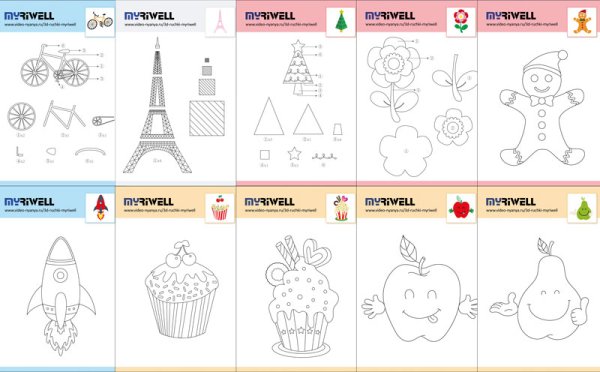 Зарисовки для 3d ручки