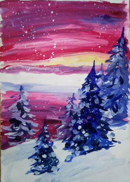 Пейзаж рисунок