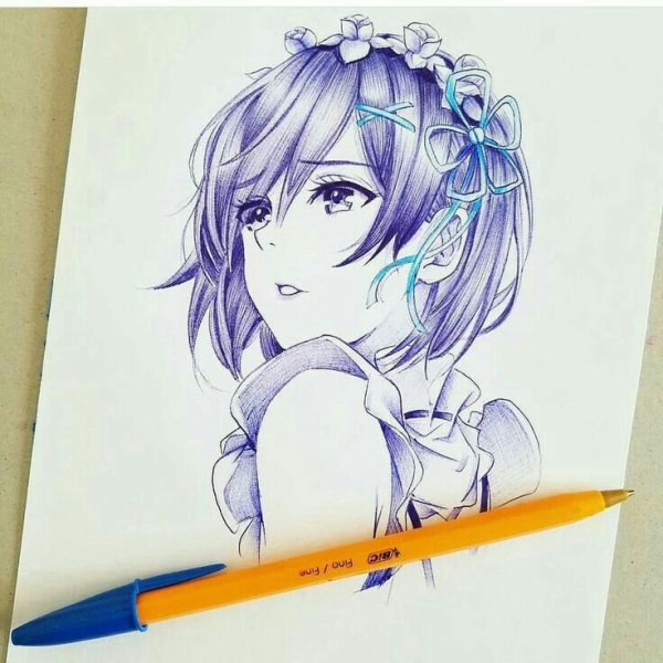 Аниме ручкой