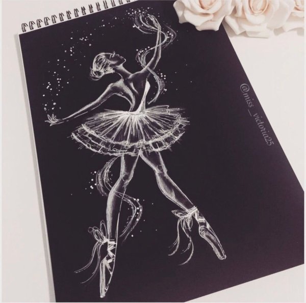 Рисование на черном