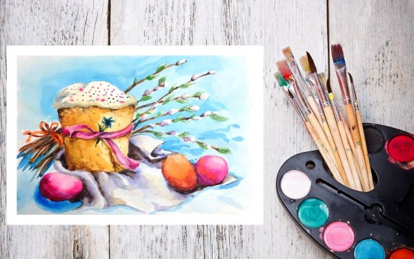 Картины на акварельной бумаге